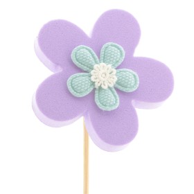 PICK FLOR LILA 7CM PAL 50cm 25 uni