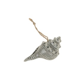 PENJ. CERAMICA CARGOL 12.5x12.5x3.5cm Gris/Verd