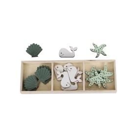 FIGURES MARINES FUSTA MIX 18PCS 16.5x6x1.5cm