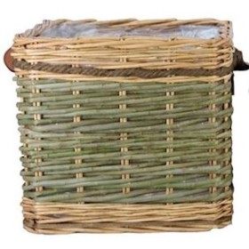 CISTELL CUBIC D47xH43cm VERD MARRO