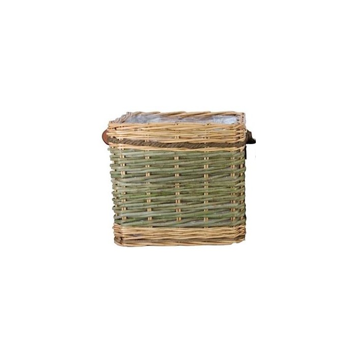 CISTELL CUBIC D47xH43cm VERD MARRO