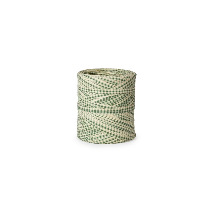 RAFIA BOBINA VICHY VERD 200m 
