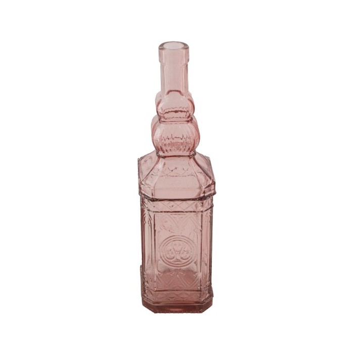 VIDRE AMPOLLA DECO ROSA D8x30cm