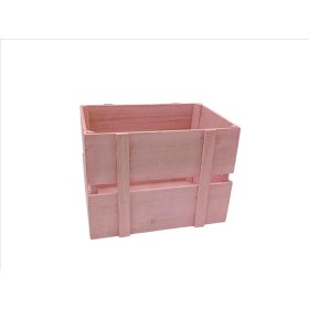 CAIXA FUSTA M ROSA 32x23x25cm