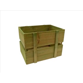 CAIXA FUSTA L VERDA 38x28x28cm