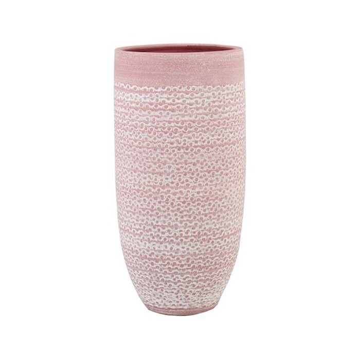CERAMICA GERRO HORTA D22 H45cm ROSA