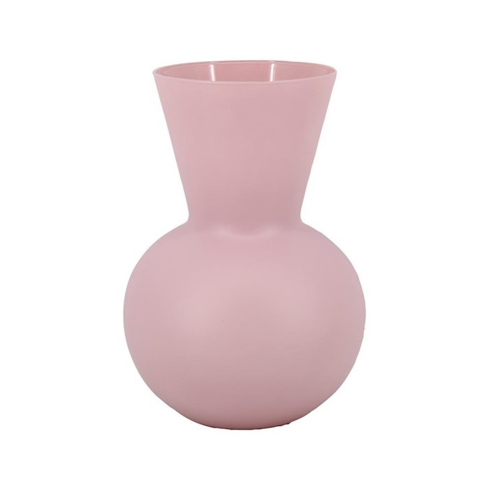 VIDRE GERRO ELLY D15/21 H30cm ROSA MATE