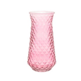 VIDRE GERRO GRAVAT D11 H23cm ROSA