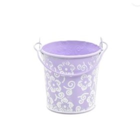 GALLEDA ZINC FLORS D7.5xH7cm LILA ES6