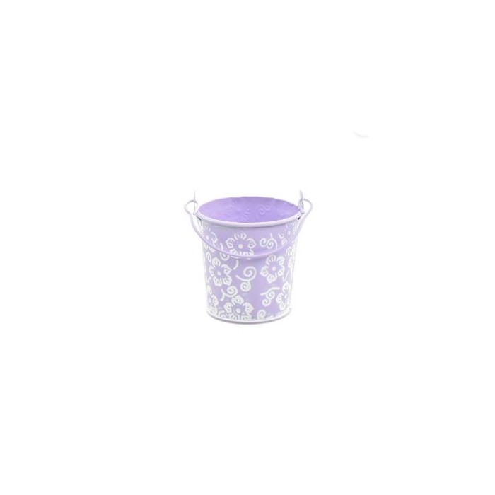 GALLEDA ZINC FLORS D7.5xH7cm LILA ES6