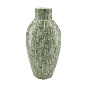 CERAMICA GERRO CAPIZ 16x10x31cm VERD NACARAT