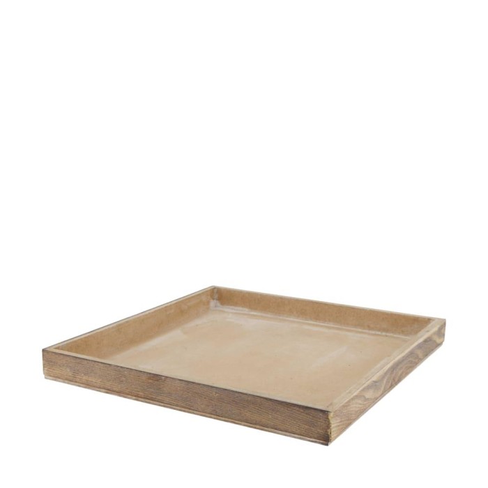 SAFATA DE FUSTA 30x30x3cm Natural