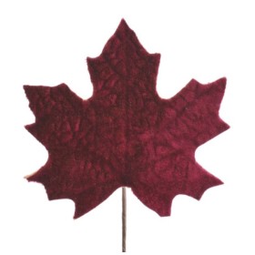 PICK FULLA VELLUT 13cm BURDEOS PAL 10cm. 25un